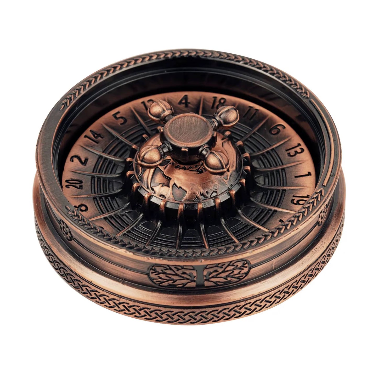 Metal Roulette Dice D&D Rpg Dice Fingertip Gyro Dice Metal Dice for Dungeons and Dragons DND Metal Dice Role Playing Games Dice