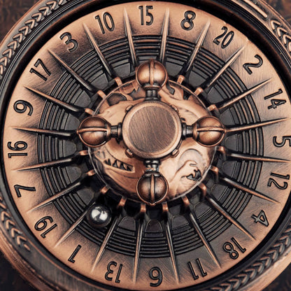 Metal Roulette Dice D&D Rpg Dice Fingertip Gyro Dice Metal Dice for Dungeons and Dragons DND Metal Dice Role Playing Games Dice