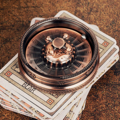 Metal Roulette Dice D&D Rpg Dice Fingertip Gyro Dice Metal Dice for Dungeons and Dragons DND Metal Dice Role Playing Games Dice