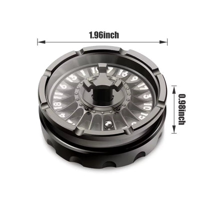 Metal Roulette Dice D&D Rpg Dice Fingertip Gyro Dice Metal Dice for Dungeons and Dragons DND Metal Dice Role Playing Games Dice