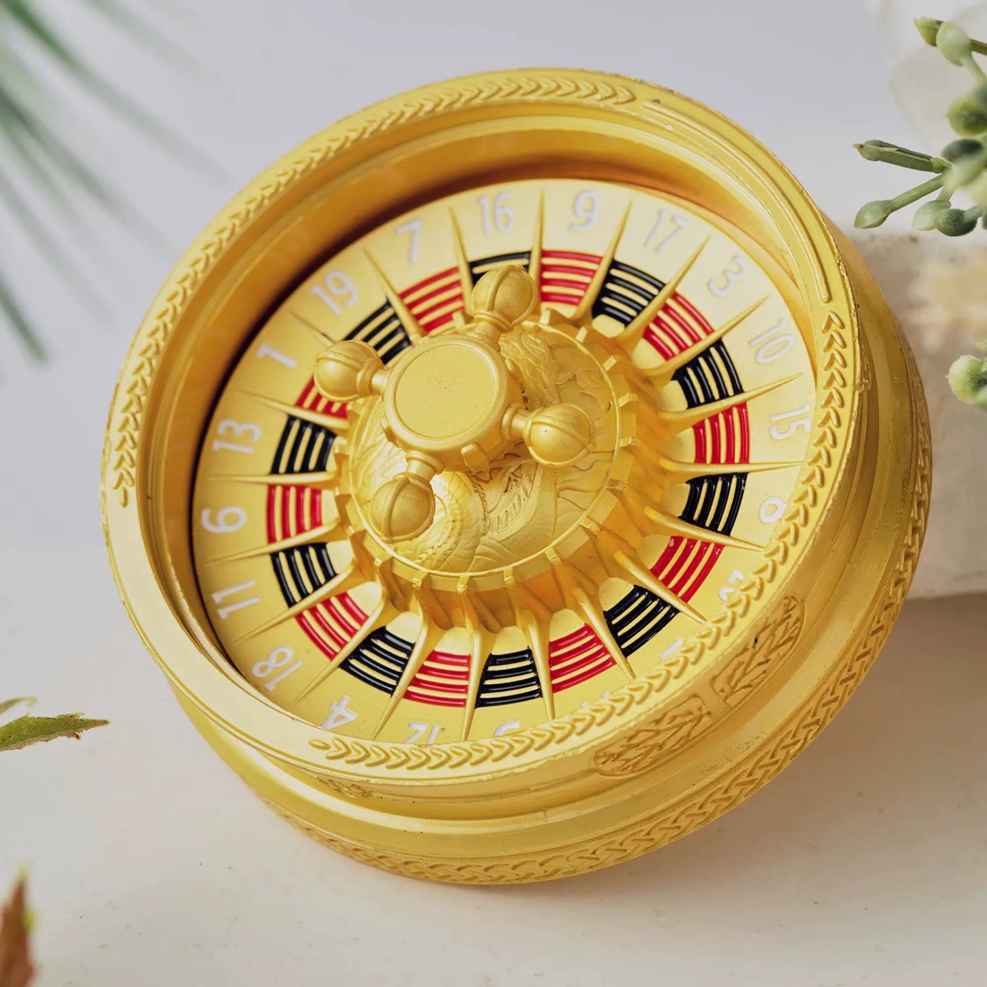 Metal Roulette Dice D&D Rpg Dice Fingertip Gyro Dice Metal Dice for Dungeons and Dragons DND Metal Dice Role Playing Games Dice