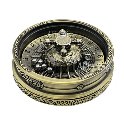 Metal Roulette Dice D&D Rpg Dice Fingertip Gyro Dice Metal Dice for Dungeons and Dragons DND Metal Dice Role Playing Games Dice