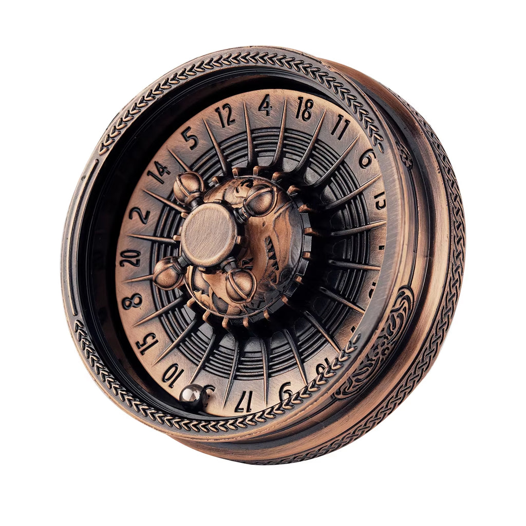 Metal Roulette Dice D&D Rpg Dice Fingertip Gyro Dice Metal Dice for Dungeons and Dragons DND Metal Dice Role Playing Games Dice