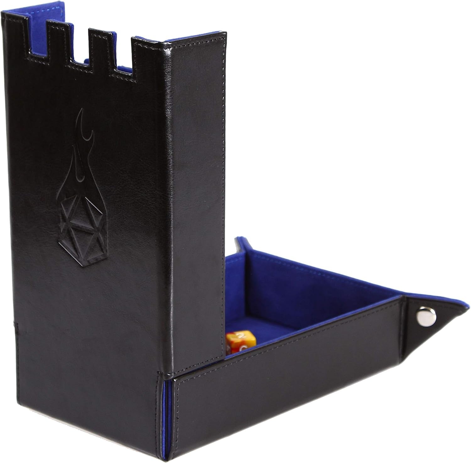 Draco Castle Foldable Dice Tray and Dice Tower - Foldable DND Dice Tray and Dice Rolling Tray Tower - Perfect for Dungeons and Dragons RPG and Tabletop Gaming