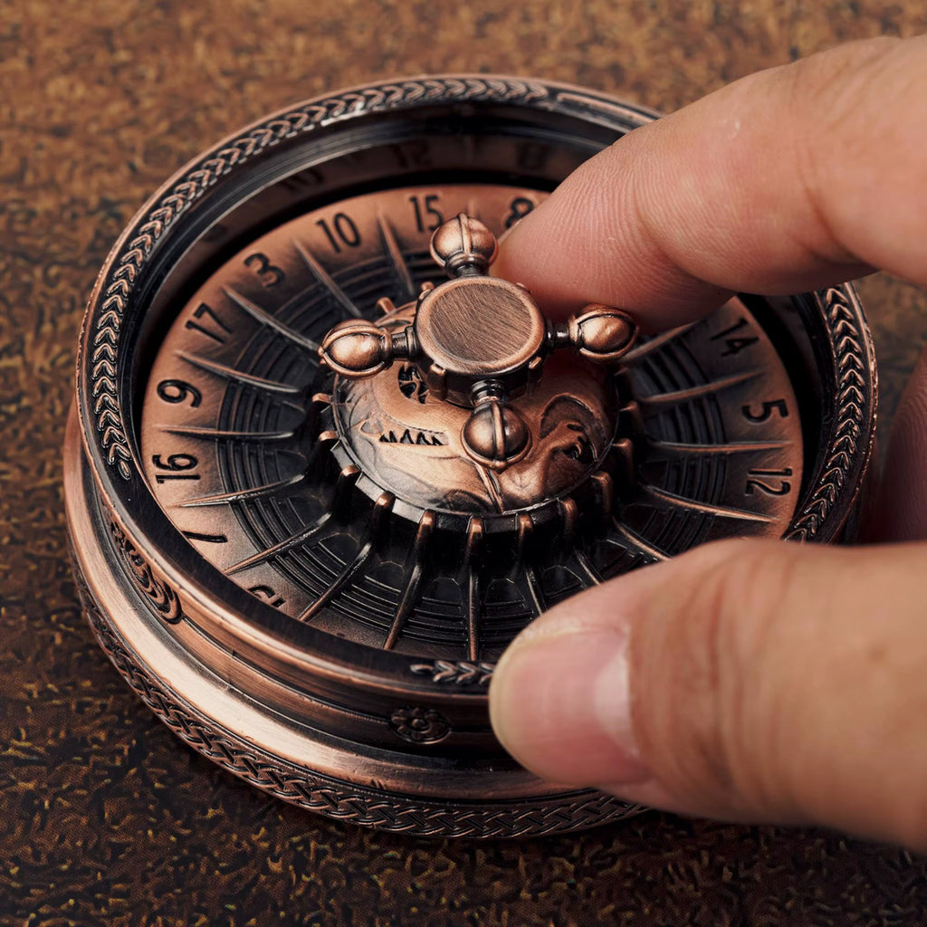 Metal Roulette Dice D&D Rpg Dice Fingertip Gyro Dice Metal Dice for Dungeons and Dragons DND Metal Dice Role Playing Games Dice