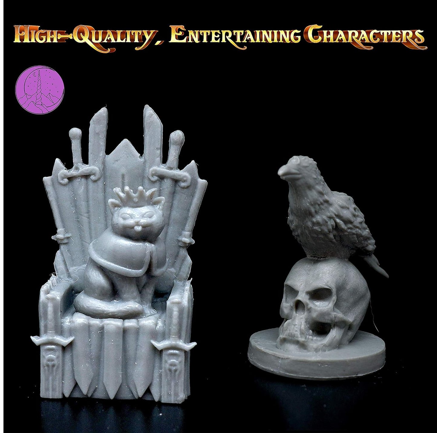 26 Animal Minis for DND Miniatures 28Mm Unpainted Dungeons and Dragons Miniatures I for D&D Miniatures & DND Minis Fantasy RPG | for DND Figures & Tabletop Miniatures | Campaign Setting