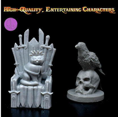 26 Animal Minis for DND Miniatures 28Mm Unpainted Dungeons and Dragons Miniatures I for D&D Miniatures & DND Minis Fantasy RPG | for DND Figures & Tabletop Miniatures | Campaign Setting