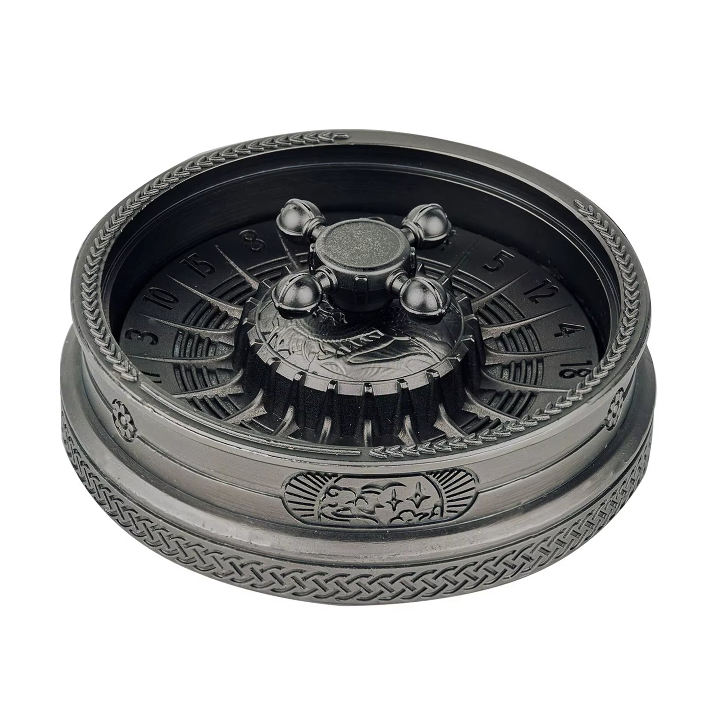 Metal Roulette Dice D&D Rpg Dice Fingertip Gyro Dice Metal Dice for Dungeons and Dragons DND Metal Dice Role Playing Games Dice