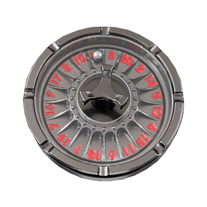 Metal Roulette Dice D&D Rpg Dice Fingertip Gyro Dice Metal Dice for Dungeons and Dragons DND Metal Dice Role Playing Games Dice