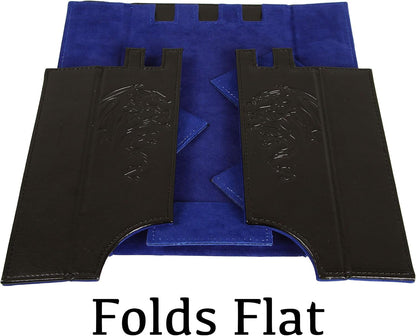 Draco Castle Foldable Dice Tray and Dice Tower - Foldable DND Dice Tray and Dice Rolling Tray Tower - Perfect for Dungeons and Dragons RPG and Tabletop Gaming